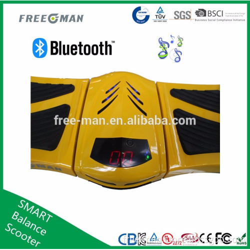 2016new smart 2wheels 8inch Self Balancing standing Scooter with original Samsung Battery and bluetooth